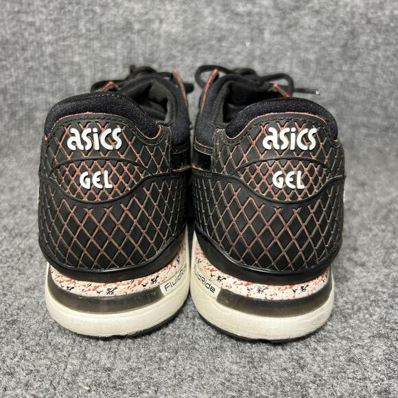 Asics Gel Lyte Shoes Mens Size 6 Black Multicolor Running Low Top Gradient HN543 - Picture 4 of 9